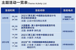 华南中酒展最全逛展攻略请收藏,现场抽兔茅,3月10日广州见!